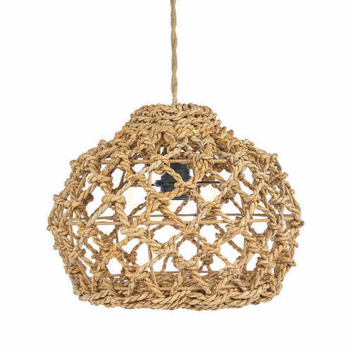Jelölje be BAZAR BIZAR Banara Natural S függőlámpa banánlevélből, 35 cm