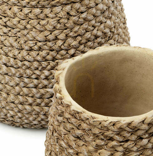 Jelölje be Fonott növénytartó Planters természetes S