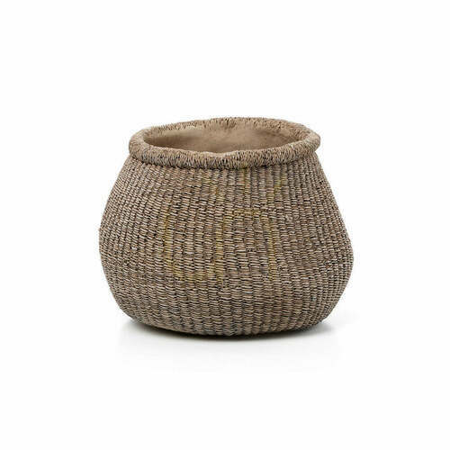 Jelölje be Faux-Puff barna növénytartó L 25x19x23,5 cm Planters