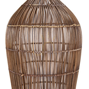 Függőlámpa búra Oasis Tower Dark Walnut XL bambuszból 35 x 102 cm small 5