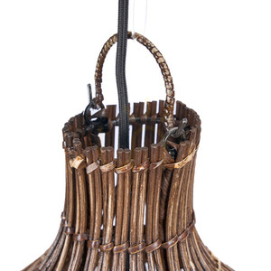 Függőlámpa búra Oasis Tower Dark Walnut XL bambuszból 35 x 102 cm small 8
