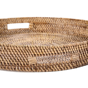 Nagy fa tálca természetes barna 51 cm small 5