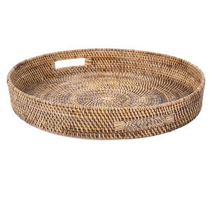 Nagy fa tálca természetes barna 51 cm small 7