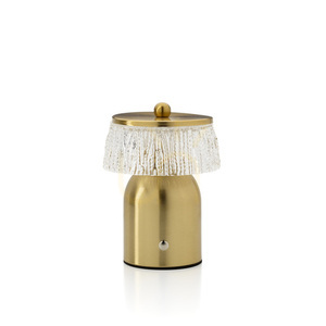 BAZAR BIZAR Disco Muffin USB LED asztali lámpa réz 16,5 cm CNCL003 small 3