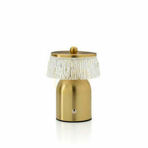 BAZAR BIZAR Disco Muffin USB LED asztali lámpa réz 16,5 cm CNCL003 small 0