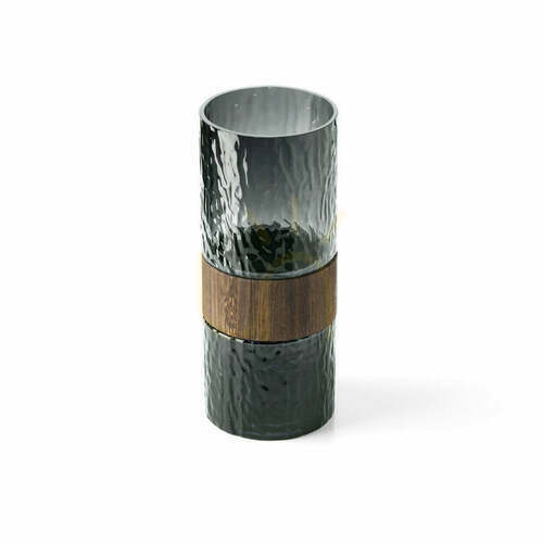 Jelölje be váza sötétszürke L 29,5 cm The Wood You Be Mine