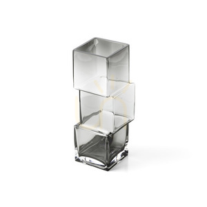 Váza Glass Collection sötétszürke L 30 cm small 5