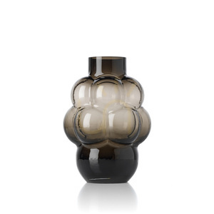 Szőlő váza sötétszürke L Glass Collection small 4