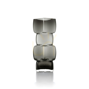 Váza The Cubes sötétszürke üveg L – Glass Collection small 2