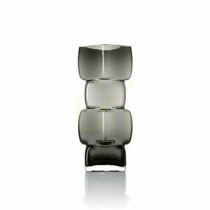 Váza The Cubes sötétszürke üveg L – Glass Collection small 0