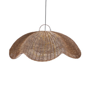 Rattan függőlámpa-ernyő Bazar Bizar THE WAVE Dark Walnut L 103 cm small 5
