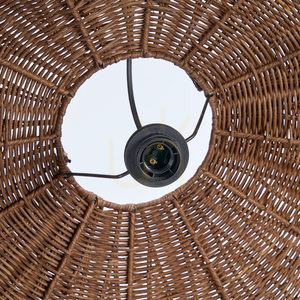 Rattan függőlámpa-ernyő Bazar Bizar THE WAVE Dark Walnut L 103 cm small 7