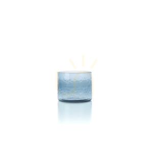 Kék kalapált alacsony pohár 8 cm small 2