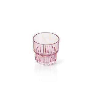 Facettált pohár blush 8 cm üveg small 1