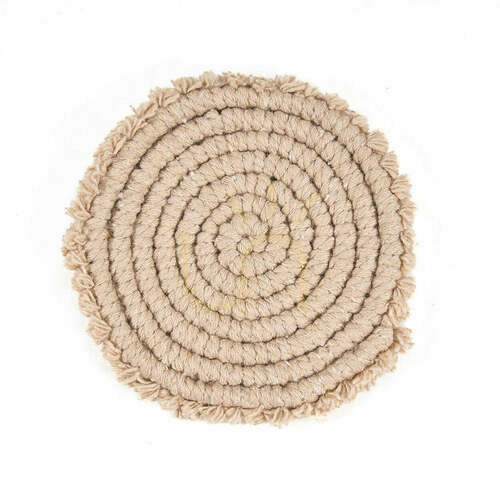 Jelölje be Pamut alátét bézs 12 cm