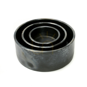 Bazar Bizar Burned fekete terrakotta hengeres tál M 15×15×6 cm small 2