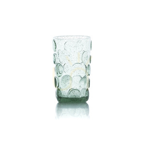 Aqua frosted pöttyös highball pohár 13,5 cm small 5
