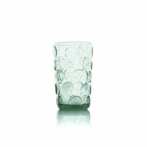 Aqua frosted pöttyös highball pohár 13,5 cm small 0