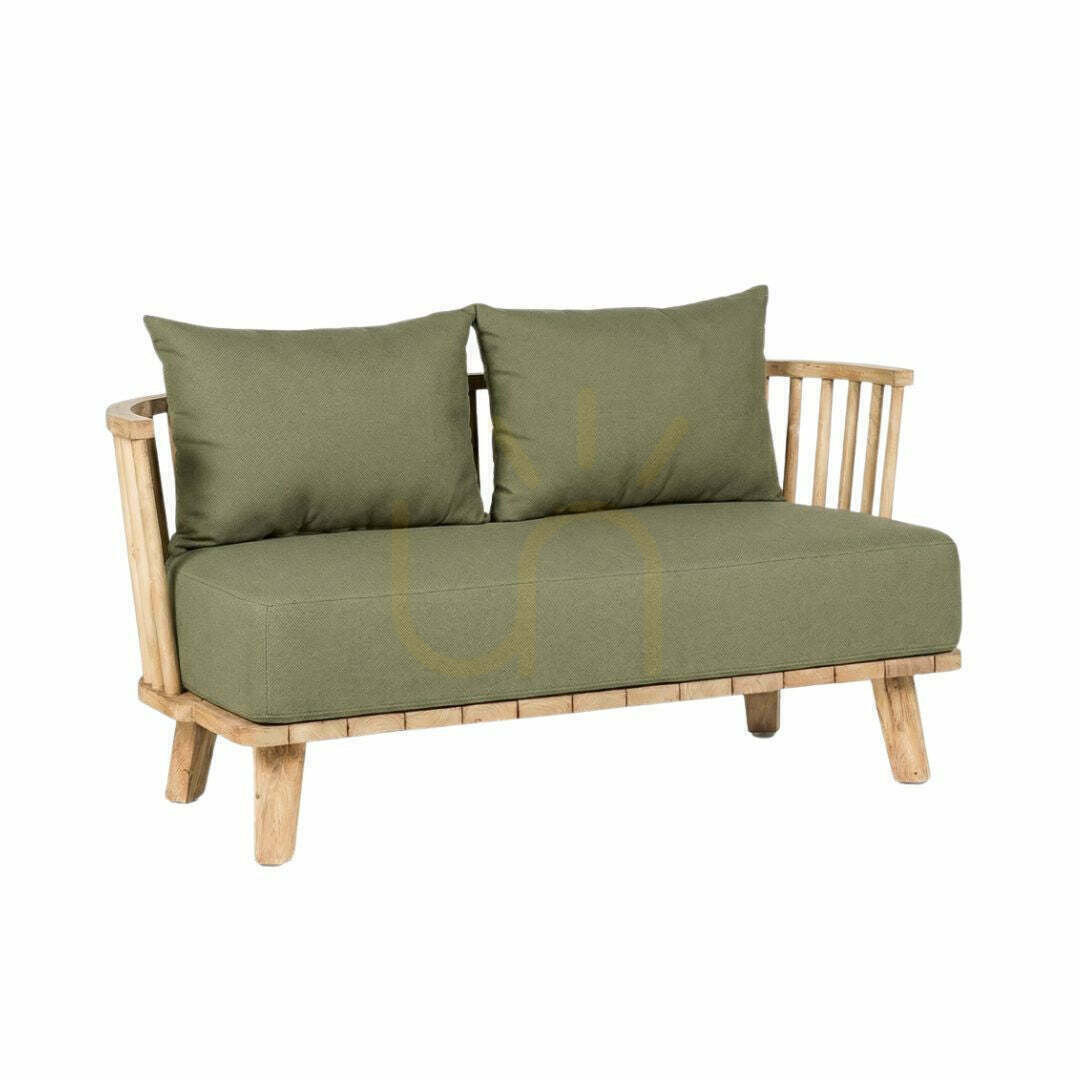 2-sits soffa Malawi grön alga
