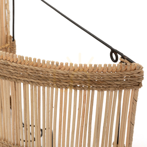 Doedoe Natural M rattan fali lámpa small 3