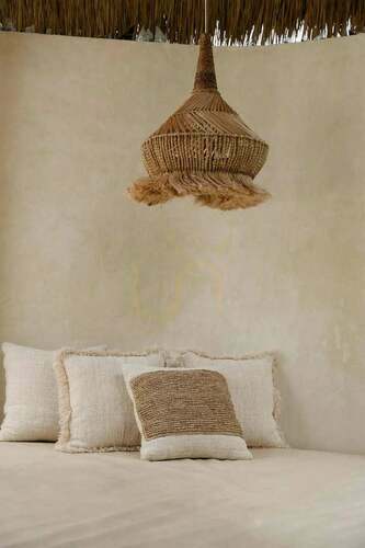 Jelölje be Függőlámpa Grass Collection Natural L 50 cm természetes handmade 티피 style