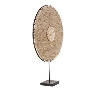 Dekor számkagyló Guadeloupe állványon, natúr fehér, 55 cm small 3