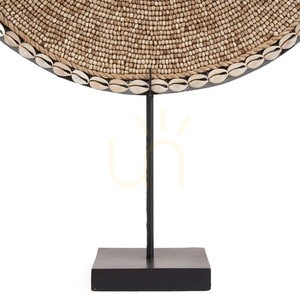 Dekor számkagyló Guadeloupe állványon, natúr fehér, 55 cm small 6