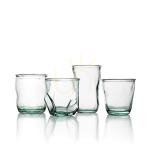 Yin kék üvegpohár Glass Collection 8 cm small 4