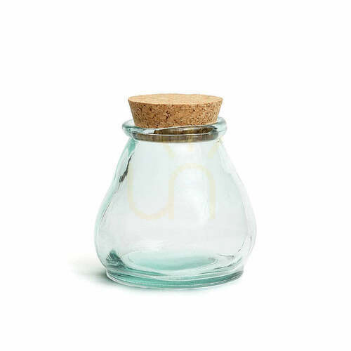 Jelölje be Üvegedény kék M 12x12x12 cm