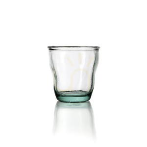 Tching Glass kék üvegpohár 9 cm small 2