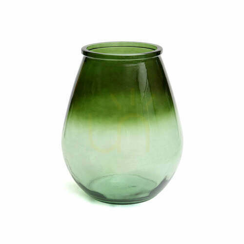 Jelölje be Qiezi üveg váza zöld L - Glass Collection