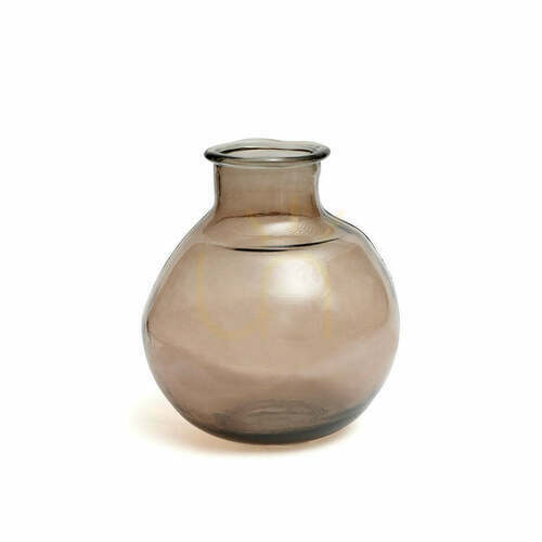 Jelölje be Yugang üveg váza bézs 31 cm Glass Collection