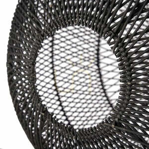 Bazar Bizar The Bubble M fekete rattan függőlámpabúra, 50 cm small 4