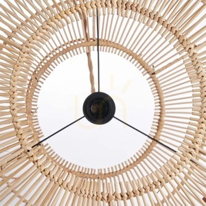 Bazar Bizar Arun Natural L függőlámpa, rattan búra Ø55 × 30 cm small 2