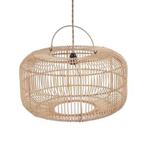 Bazar Bizar Arun Natural L függőlámpa, rattan búra Ø55 × 30 cm small 3