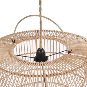 Bazar Bizar Arun Natural L függőlámpa, rattan búra Ø55 × 30 cm small 4