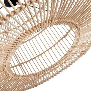Bazar Bizar Arun Natural L függőlámpa, rattan búra Ø55 × 30 cm small 5