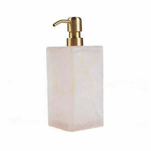 Bazar Bizar The Resin Soap Dispenser rózsaszín-fehér szappanadagoló 8 × 8 × 21 cm small 0
