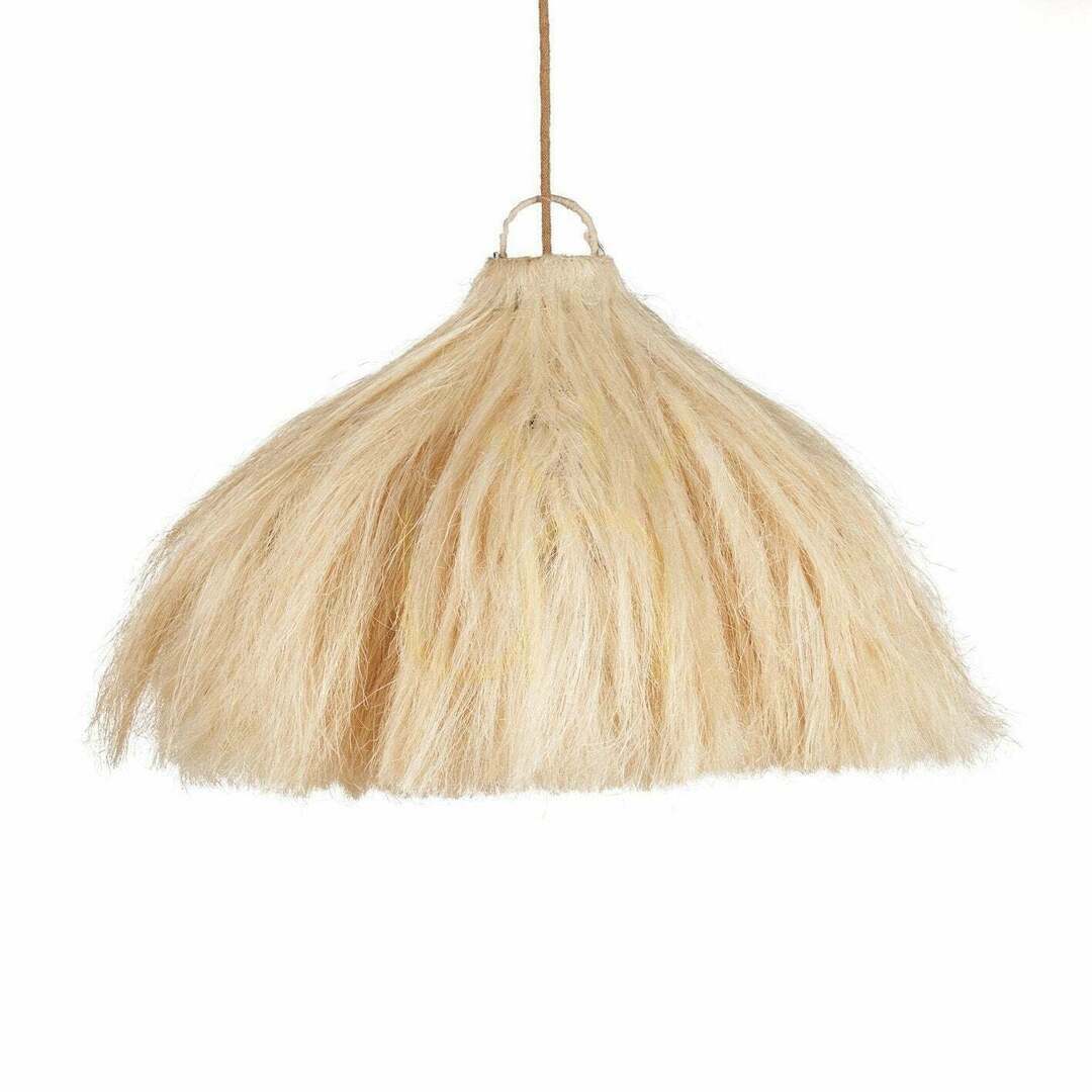 Függőlámpa Grass Collection Rami természetes M 60 cm
