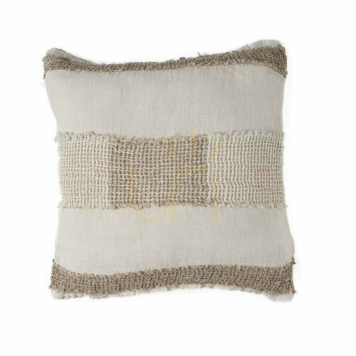 Jelölje be Párnahuzat fehér len 50x50 cm The Linen Threads