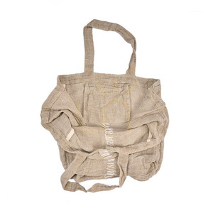 Bazar Bizar Tote-ally natúr len shopper táska, 40 × 40 cm small 7