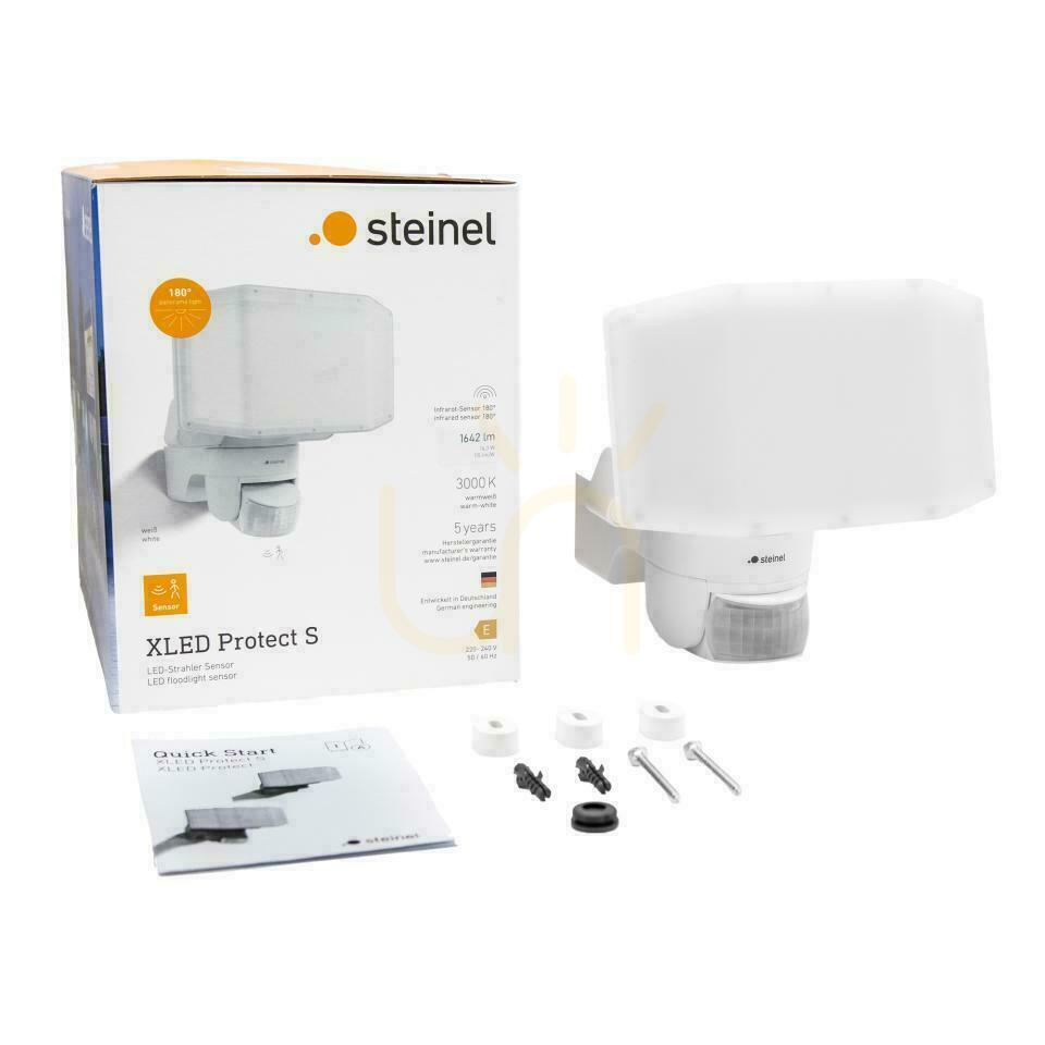 Előadás Steinel XLED Protect PIR 15.1W 3000K 1642lm IP54 IK03 230V fehér / műanyag reflektor érzékelővel Steinel XLED Protect PIR 15.1W 3000K 1642lm IP54 IK03 230V fehér / műanyag reflektor érzékelővel