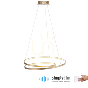 ROMAN függőlámpa 2474-12 arany 1xLED 1 ROMAN függőlámpa 2474-12 arany 1xLED small 1