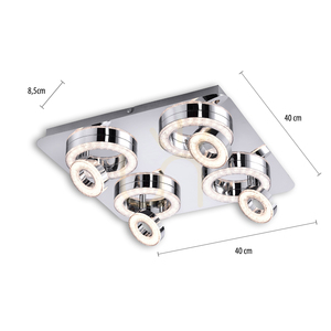TIM Plafond 14522-17 króm 8xLED 7 TIM Plafond 14522-17 króm 8xLED small 7