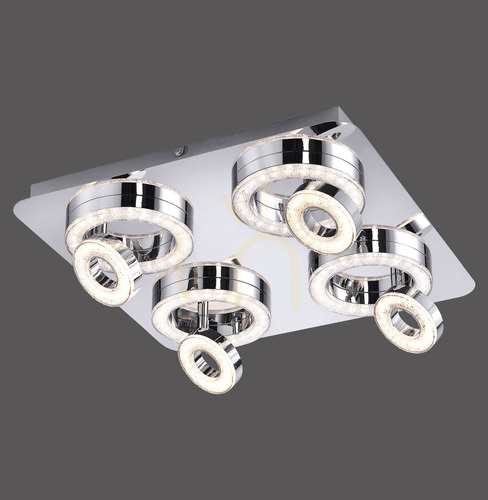 Jelölje be TIM Plafond 14522-17 króm 8xLED