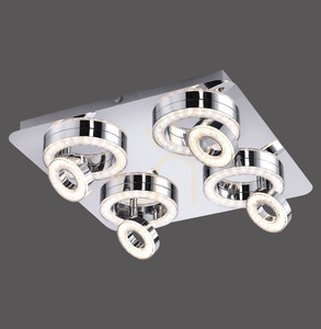 TIM Plafond 14522-17 króm 8xLED 0 TIM Plafond 14522-17 króm 8xLED small 0
