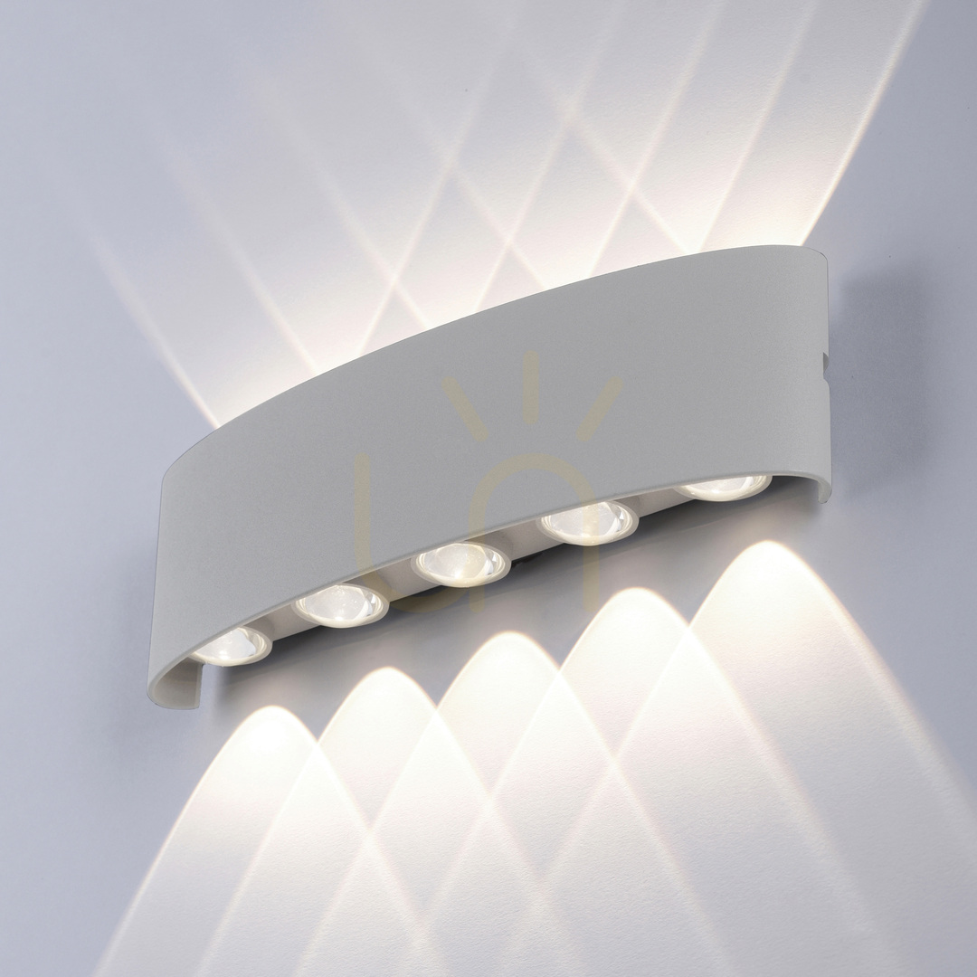 Kilátás Zuma Line CARLO 9489-21 ezüst LED fali lámpa 10 W Zuma Line CARLO 9489-21 ezüst LED fali lámpa 10 W