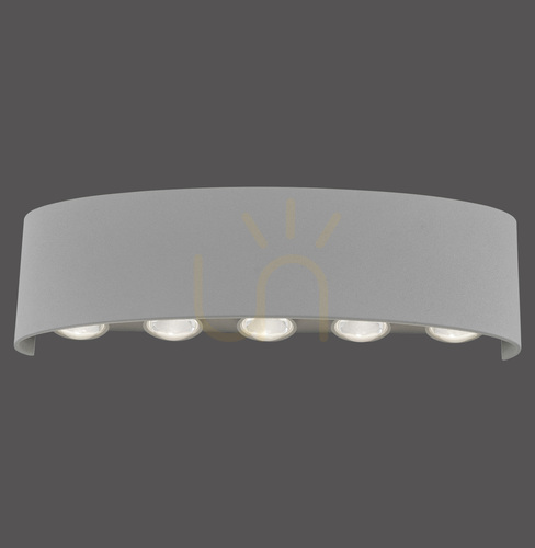 Jelölje be Zuma Line CARLO 9489-21 ezüst LED fali lámpa 10 W