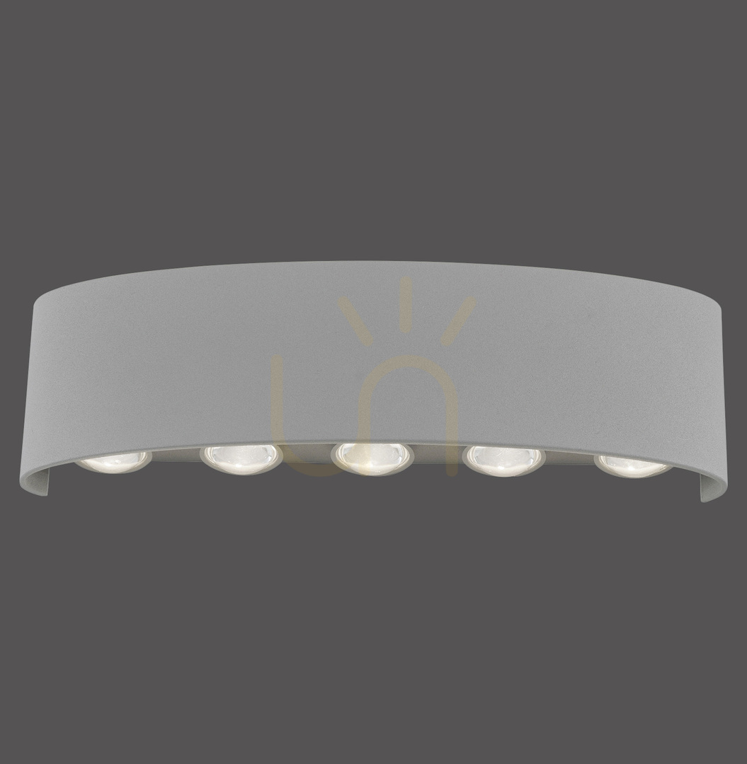 Jelölje be Zuma Line CARLO 9489-21 ezüst LED fali lámpa 10 W Zuma Line CARLO 9489-21 ezüst LED fali lámpa 10 W
