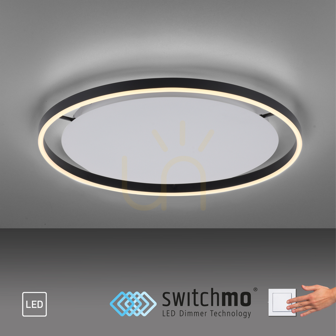 Előnézet Plafond RITUS 15392-13 antracit 1xLED Plafond RITUS 15392-13 antracit 1xLED